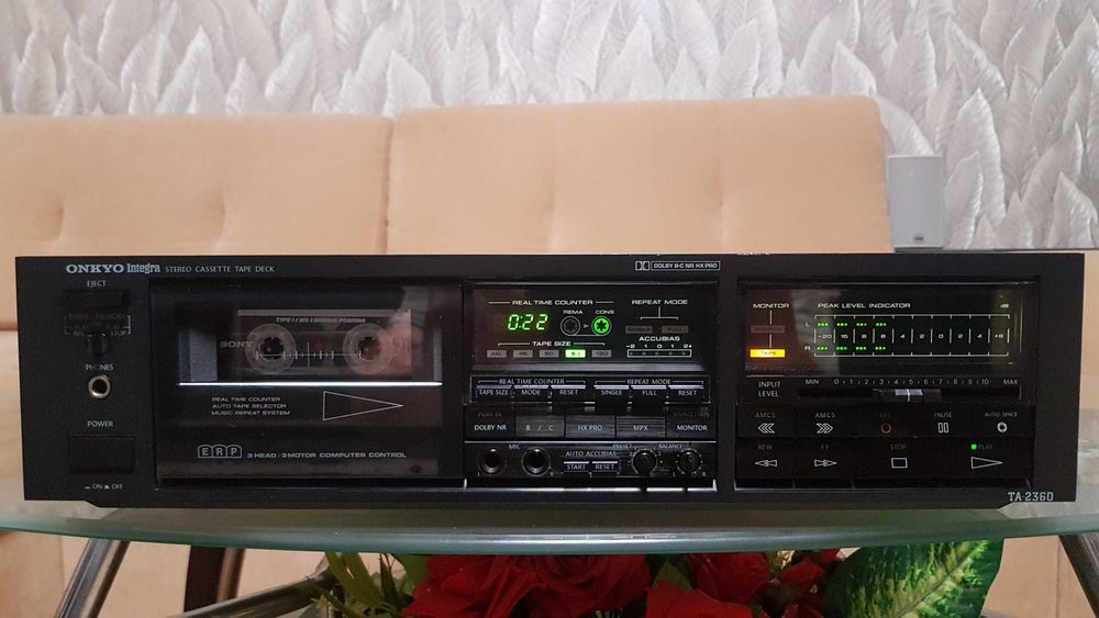 Кассетная дека Onkyo Integra TA-2360 Cassette Tape Deck made in Japan