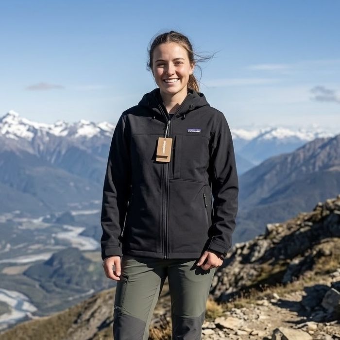 Куртка Жіноча Patagonia Gore-Tex Софтшел На Флісі Ветровка Патагония