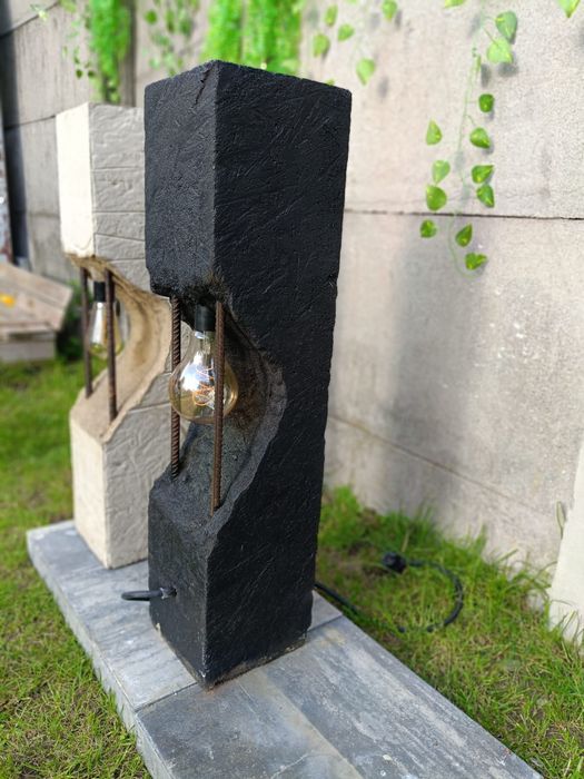 Lampa betonowa typu loft