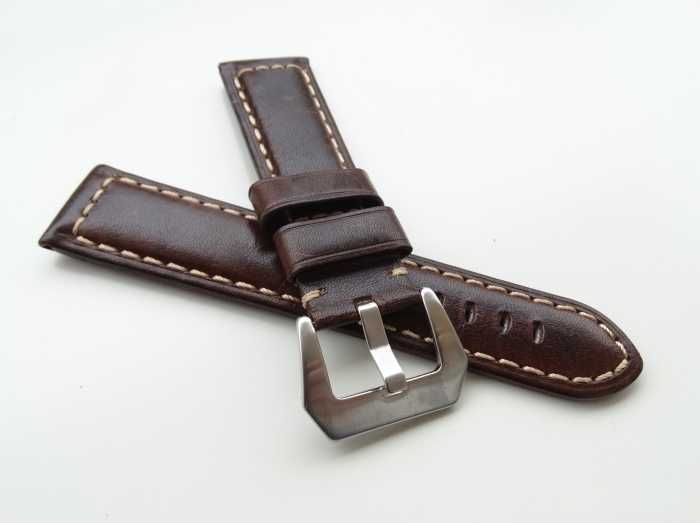 Gruby pasek do zegrka 24mm klamra pre-v Panerai PAM Seiko Citizen