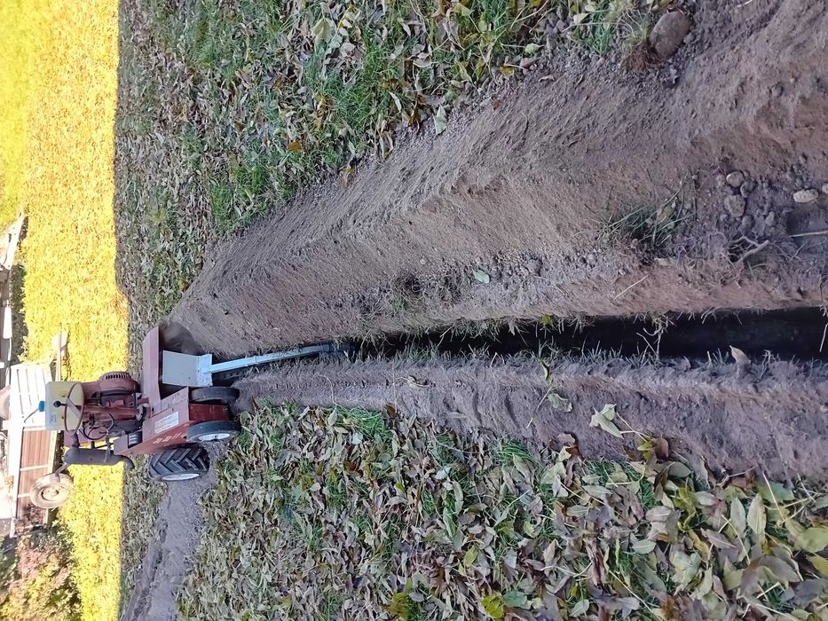 Usługi Koparką łańcuchową /Wykopy liniowe