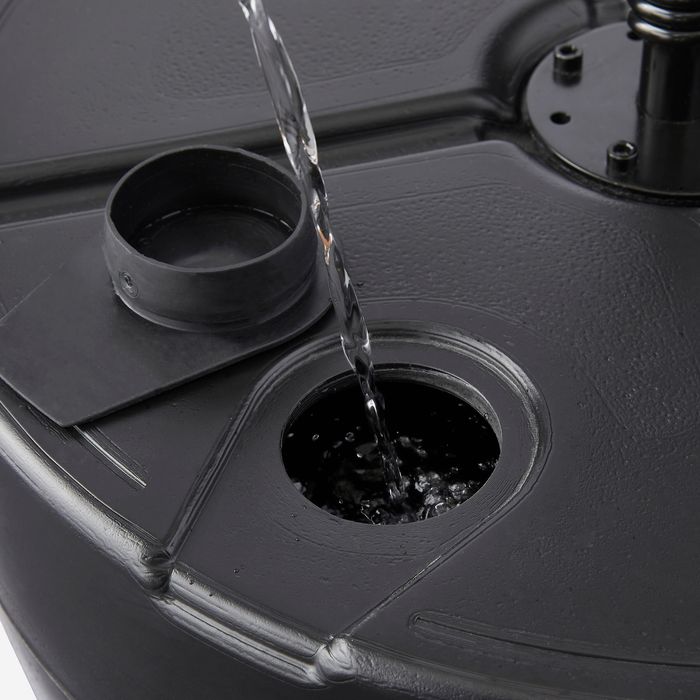 Punching Ball de Boxe com Base Lastrada Preto