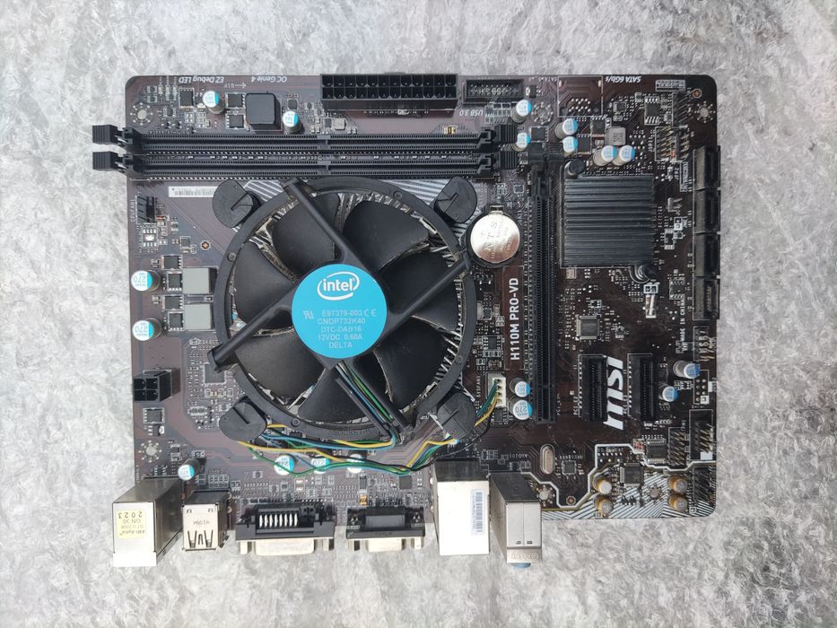 Płyta główna  MSI H110M PRO-VD + i5 7400  + maskownica WROCŁAW