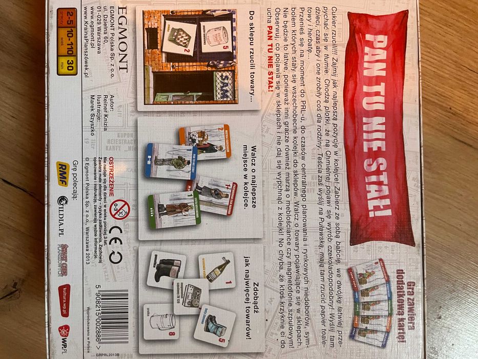 Gra 'Pan tu nie stał"