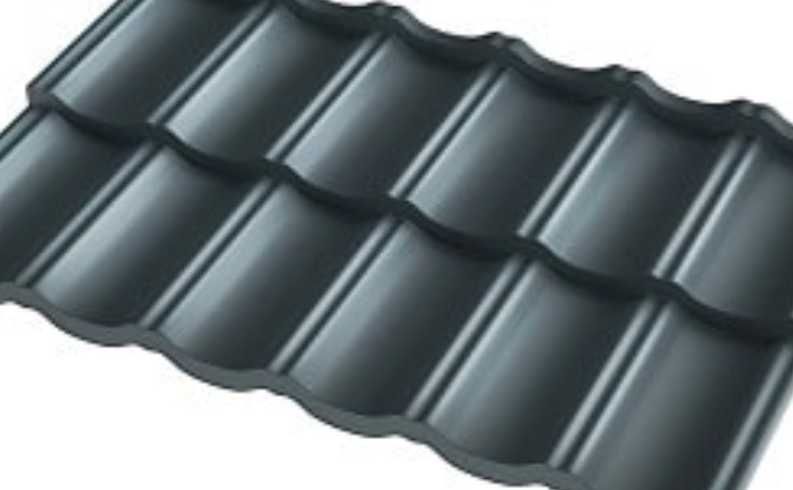 PANELOWA blachodachowka  - od REKI grafit-brąz-wisnia