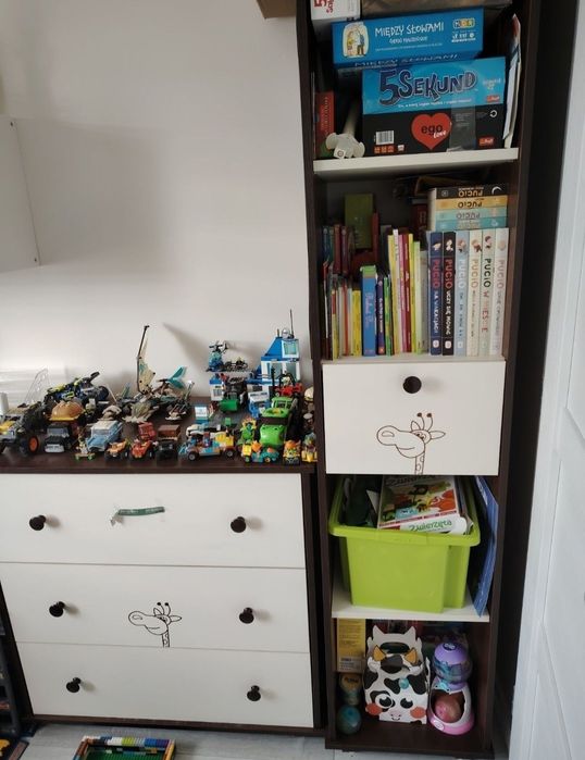 Klupś komoda + słupek