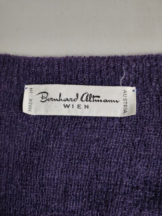 Bernhard altmann fioletowy sweter vintage rozm 38