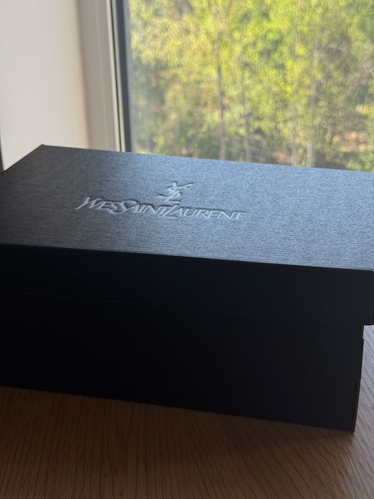 Нова чорна шкіряна сумка saint laurent