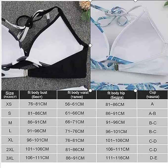 Nowy kostium kąpielowy/strój/spodenki/szorty/bluzka/top !B341! 2XL
