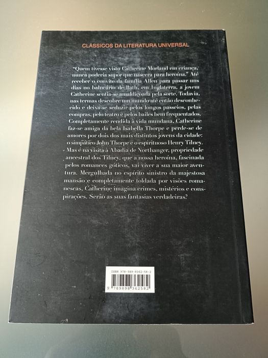 Livro A Abadia de Northanger