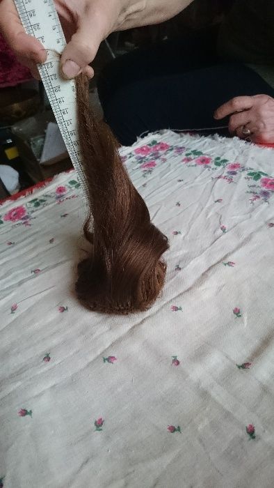 Шиньон из натуральных волос