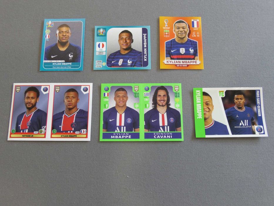 Cromos Messi, Mbappé e Ibrahimovic