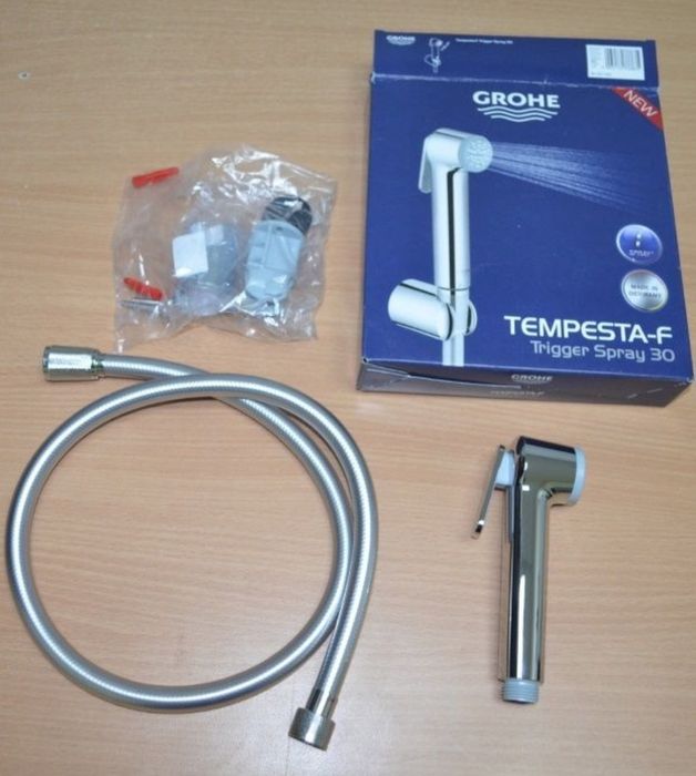 Набор Grohe для биде : лейка шланг гигиенический душ