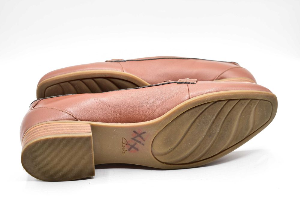 Skórzane mokasyny Clarks roz. 39