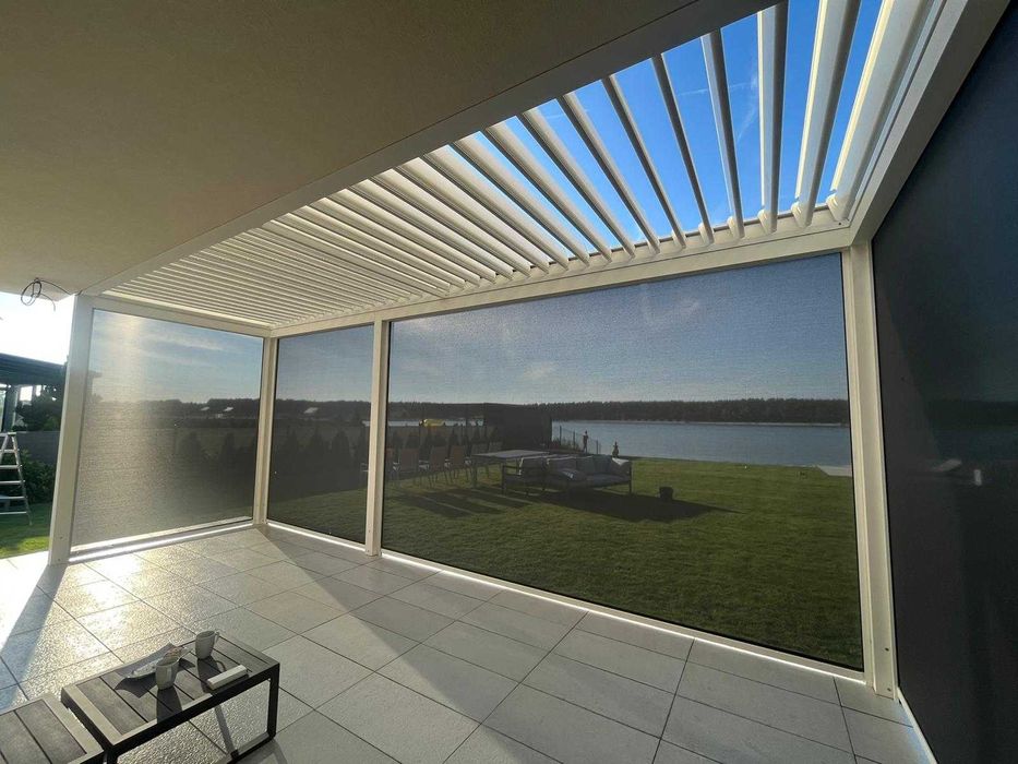 Pergola tarasowa aluminiowa Firmy AM Pergola System - Producent Śląsk