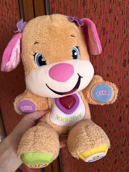 Розумне щеня собачка fisher price фішер прайс