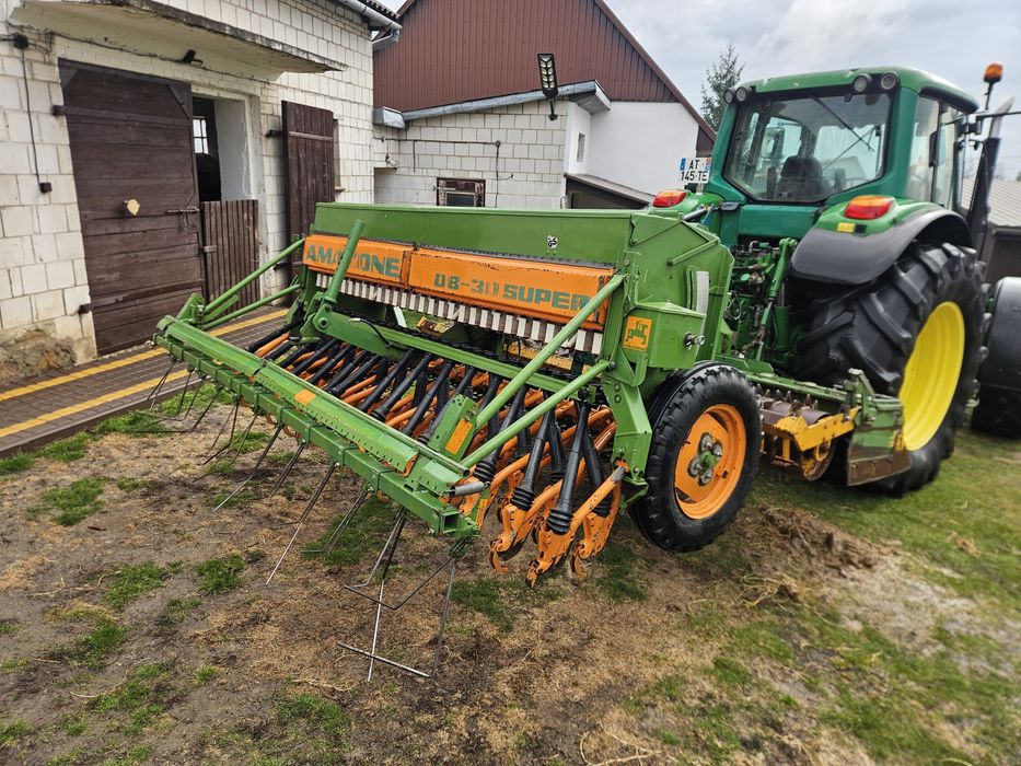 Agregat Uprawowo-Siewny Amazone D8 3m Super Stan Brona Aktywna Hydraulika