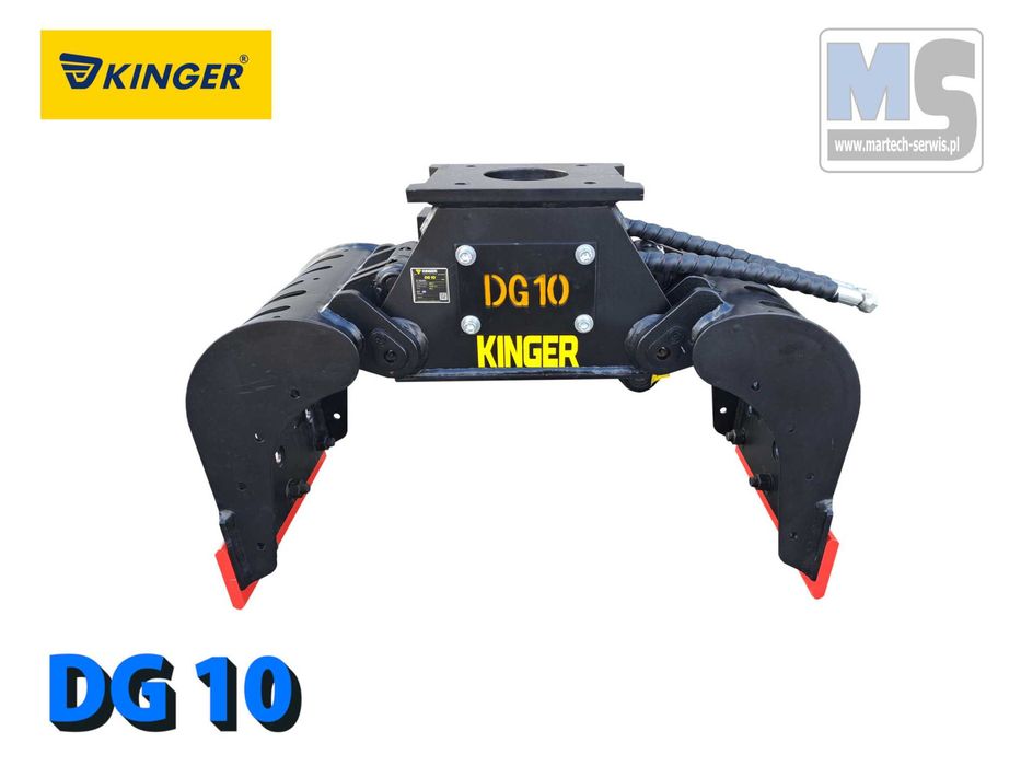 Chwytak sortujący KINGER DG10 82kg do minikoparki