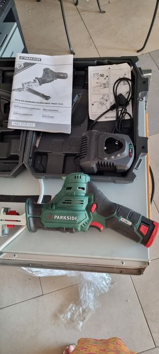 PARKSIDE PAAS 12 A1 – Serra de Jardim a Bateria – com Mala e Carregador