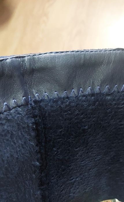 Kozaki zamszowe na korku