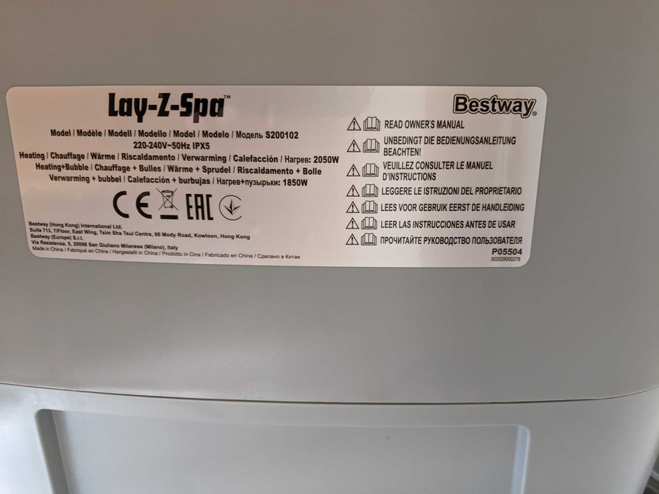 Pompa Lay-Z-Spa Bestway HydroJet Spa S200102