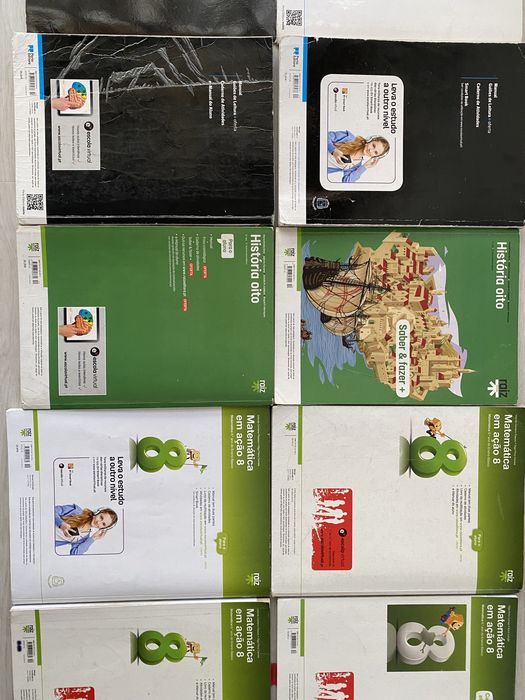 Livros escolares 8 ano