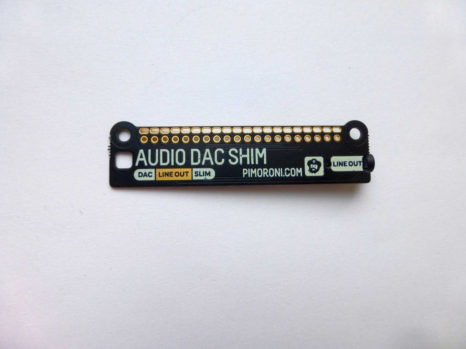 Pimoroni PIM542 Audio DAC SHIM - moduł DAC PCM5100A do Raspberry Pi - I2S wyjście liniowe audio