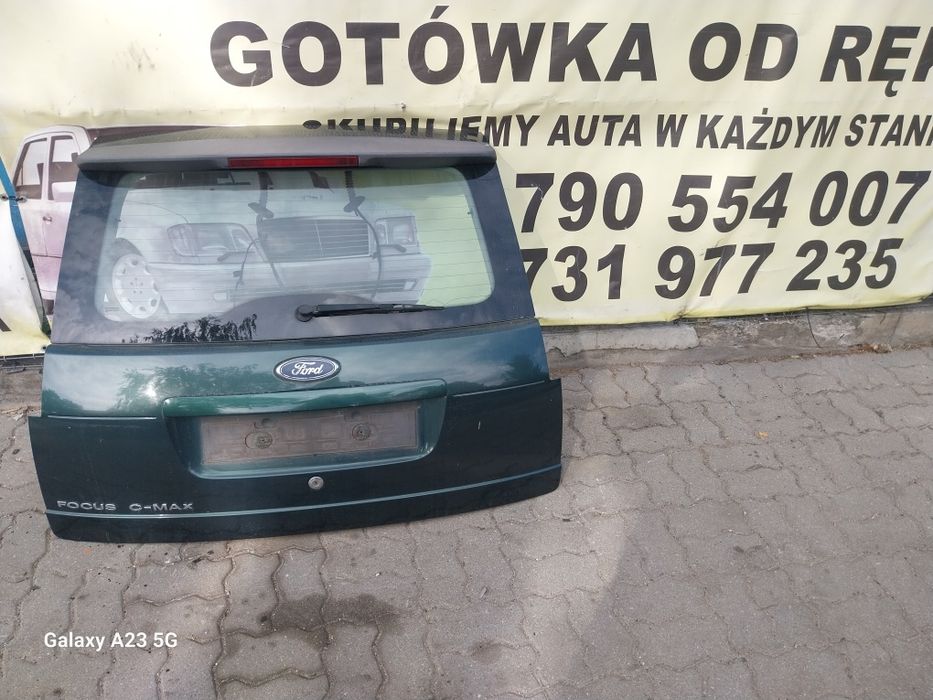 Ford focus c-max I  klapa pokrywa bagażnika kompletna KPL szyba zamek