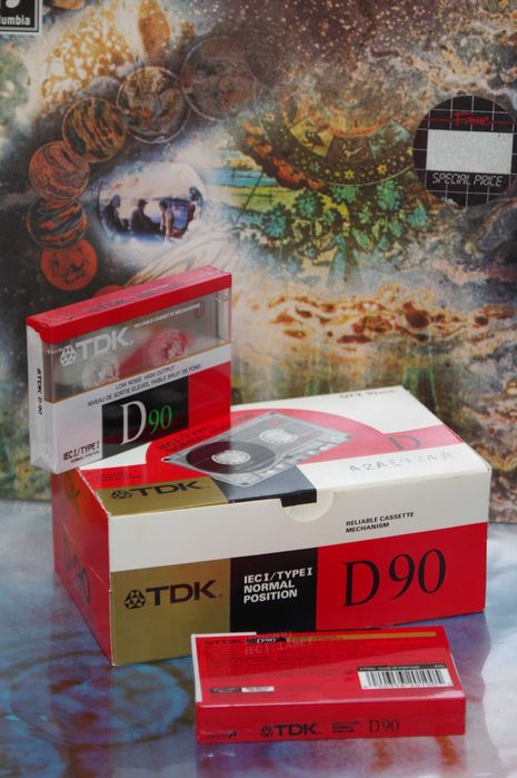 Аудіокасети TDK Maxell Fuji