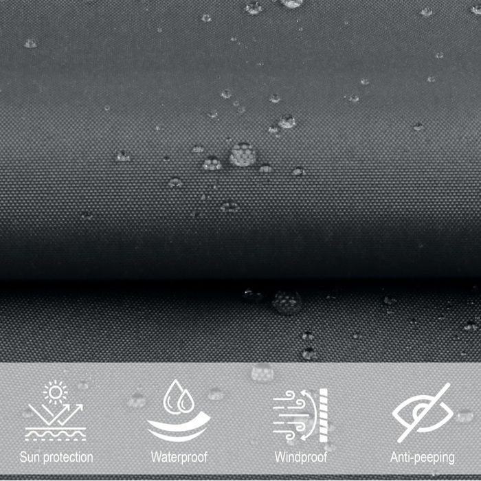 SUNNY GUARD Żagiel przeciwsłoneczny na balkon taras 3m x 4m