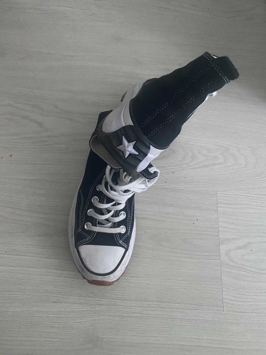 all star original bota , preto e branco usada 3 vezes