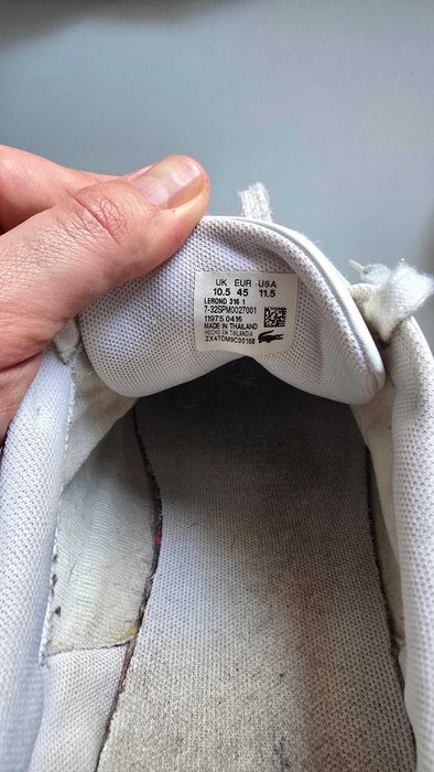 Lacoste trampki rozmiar 45