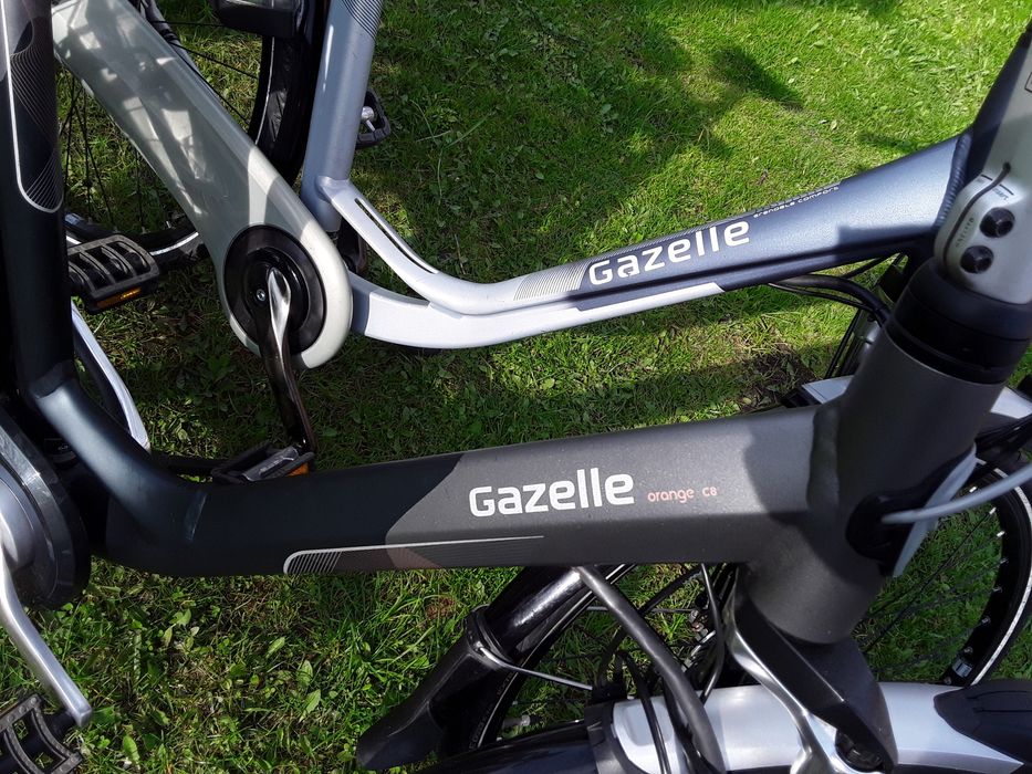 Piękny rower elektryczny Gazelle Panasonic PARKA