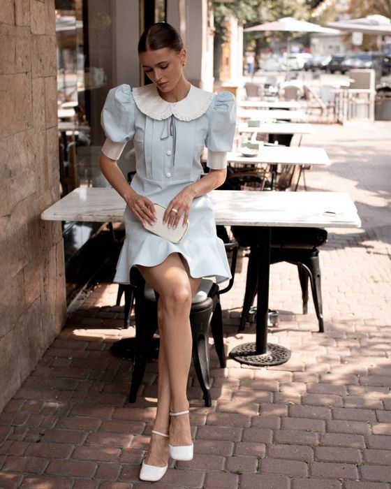 Сукня з італійського котону з твіловим шовком !! XS, S, M