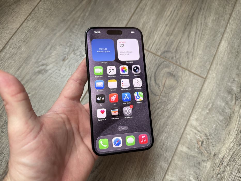 iPhone 15 Pro Max 512gb Black Titanium фіз сім