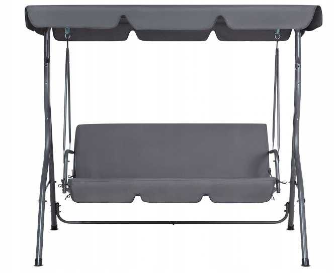 NOWA Ładna 3 Osobowa Huśtawka + Poduszki