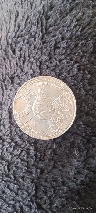 Moeda Cem Escudos Cupro Níquel Navegação Astronómica 1990