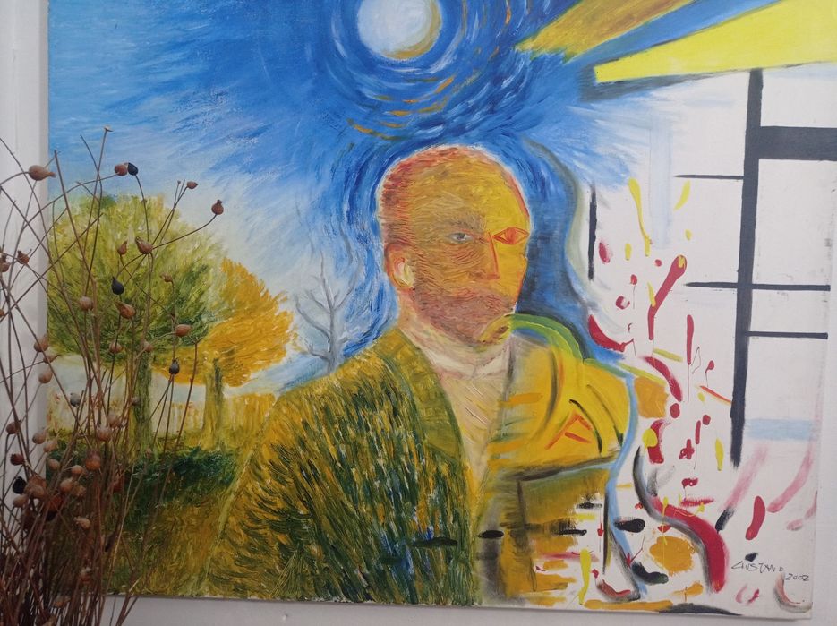 Pintura "Luar de Verão" de Gustavo Moreira.