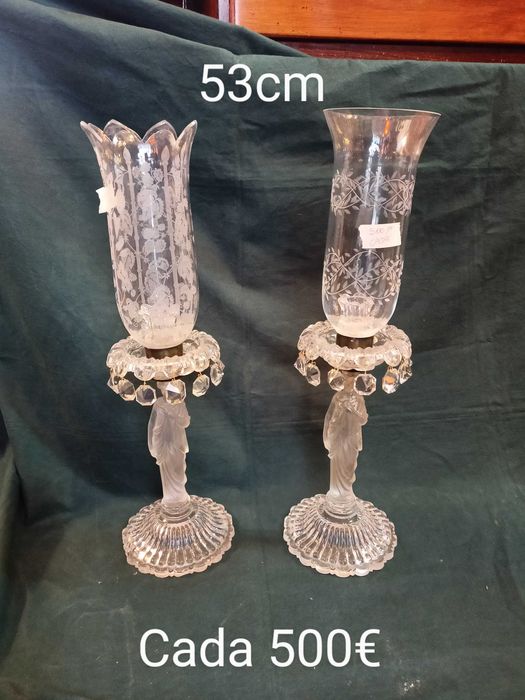 Pares Castiçais Vidro