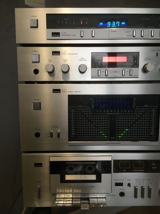 Sansui D-95M B77 C77 T77 wieża vintage