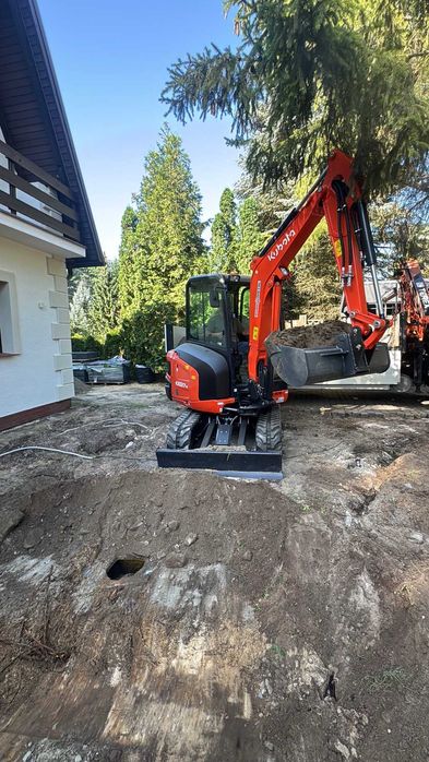 Usługi minikoparką