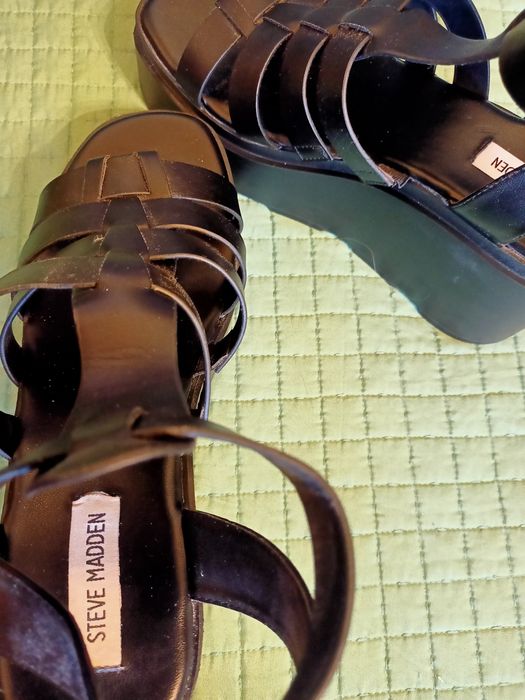Buty koturny czarne 40 Steve Madden