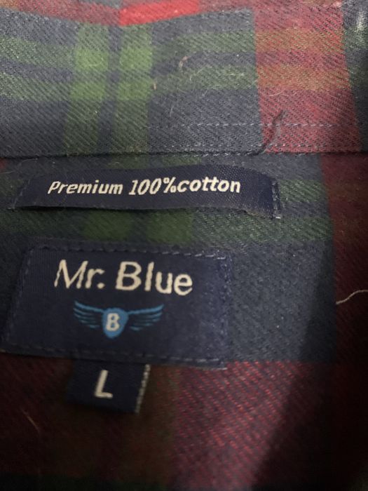 Camisa mr blue de manga comprida