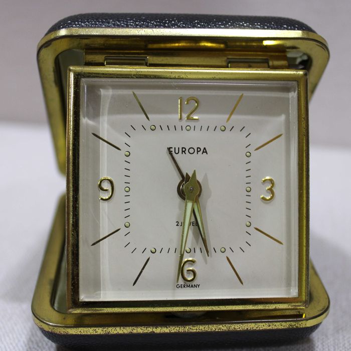 Budzik podróżny, mechaniczny Europa 2 Jewels