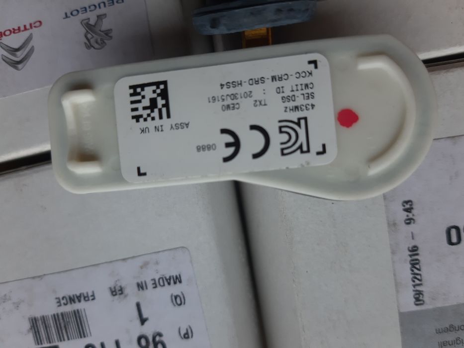 Czujniki tpms Peugeot 3008