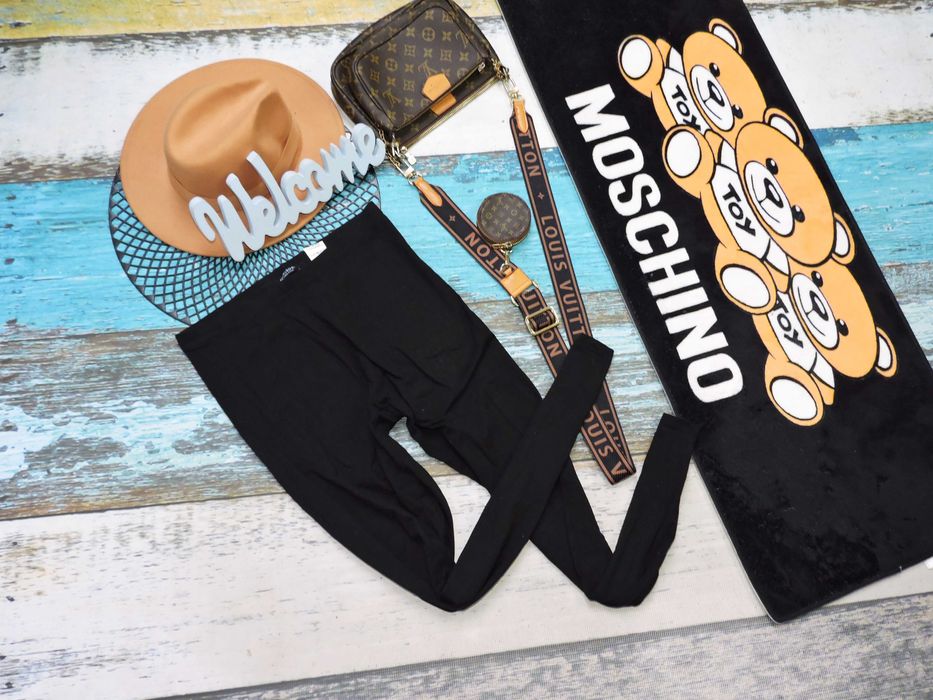 In Extenso czarne legginsy basic 40