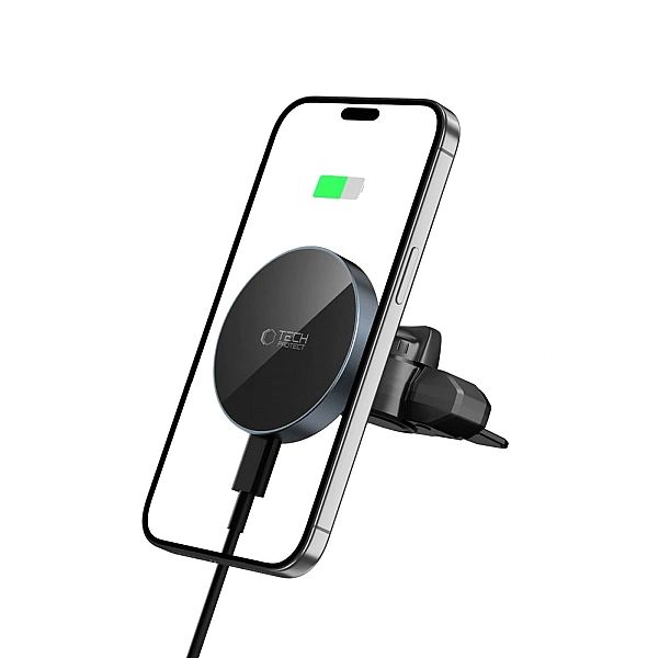Uchwyt Samochodowy Tech-Protect mm15W-V5 Magnetic MagSafe na kratkę na