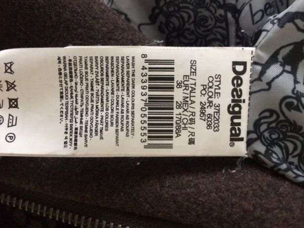 Casaco Desigual (tam 38)