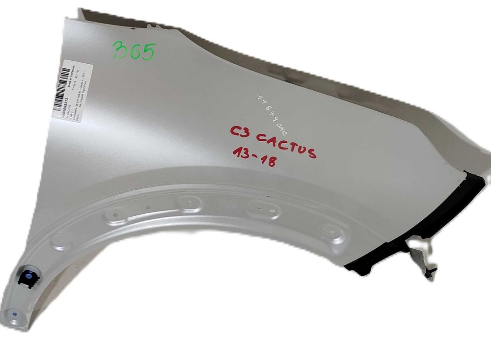 Błotnik prawy przedni przód CITROEN C4 CACTUS 13-18
