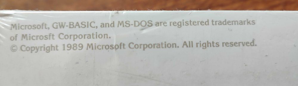 Раритет MS-DOS 3.3 дистрибутив